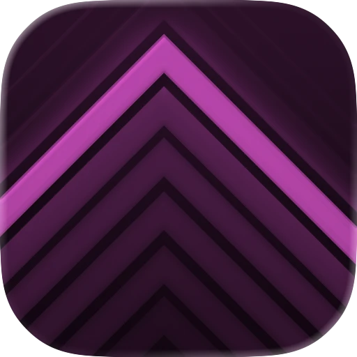 iOS Tinted Dark (Pink) app icon
