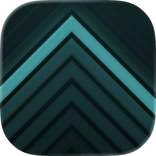 iOS Tinted Dark (Sky) app icon